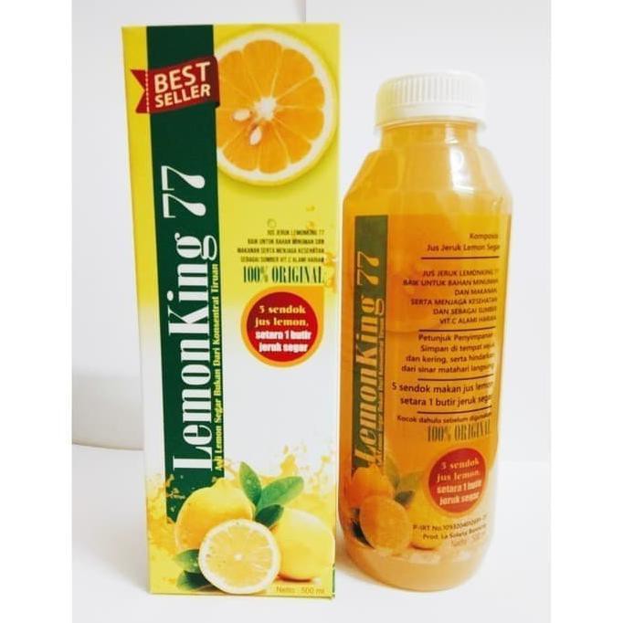 

9H476R- Lemon King 77 Sari Jeruk Lemon 100% Original Dyu5Ge4-