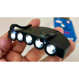 (100% BARANG ORI) TaffLED Senter Klip Topi LED Clip Headlamp - M1801