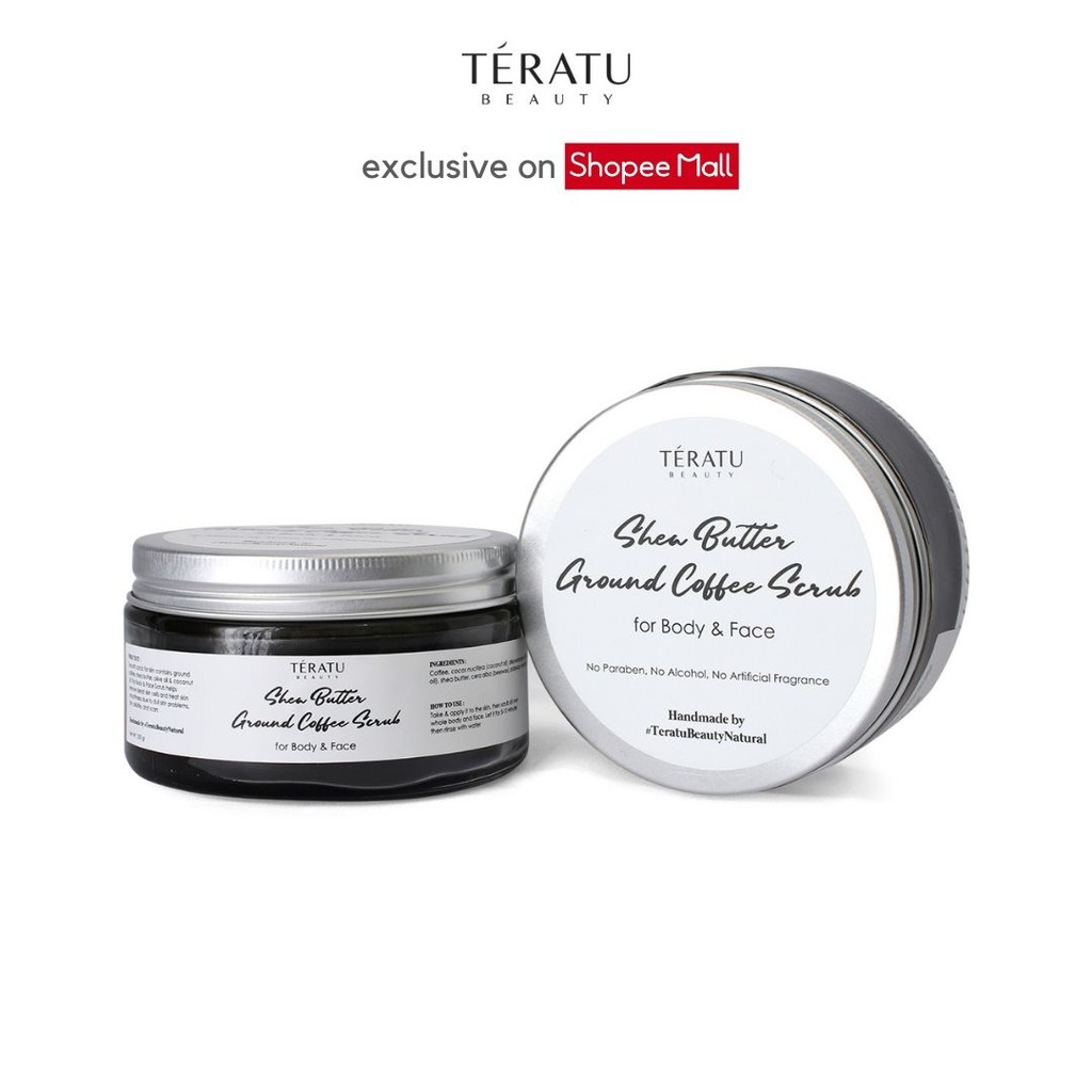 

Teratu Beauty Shea Butter Ground Coffee Scrub