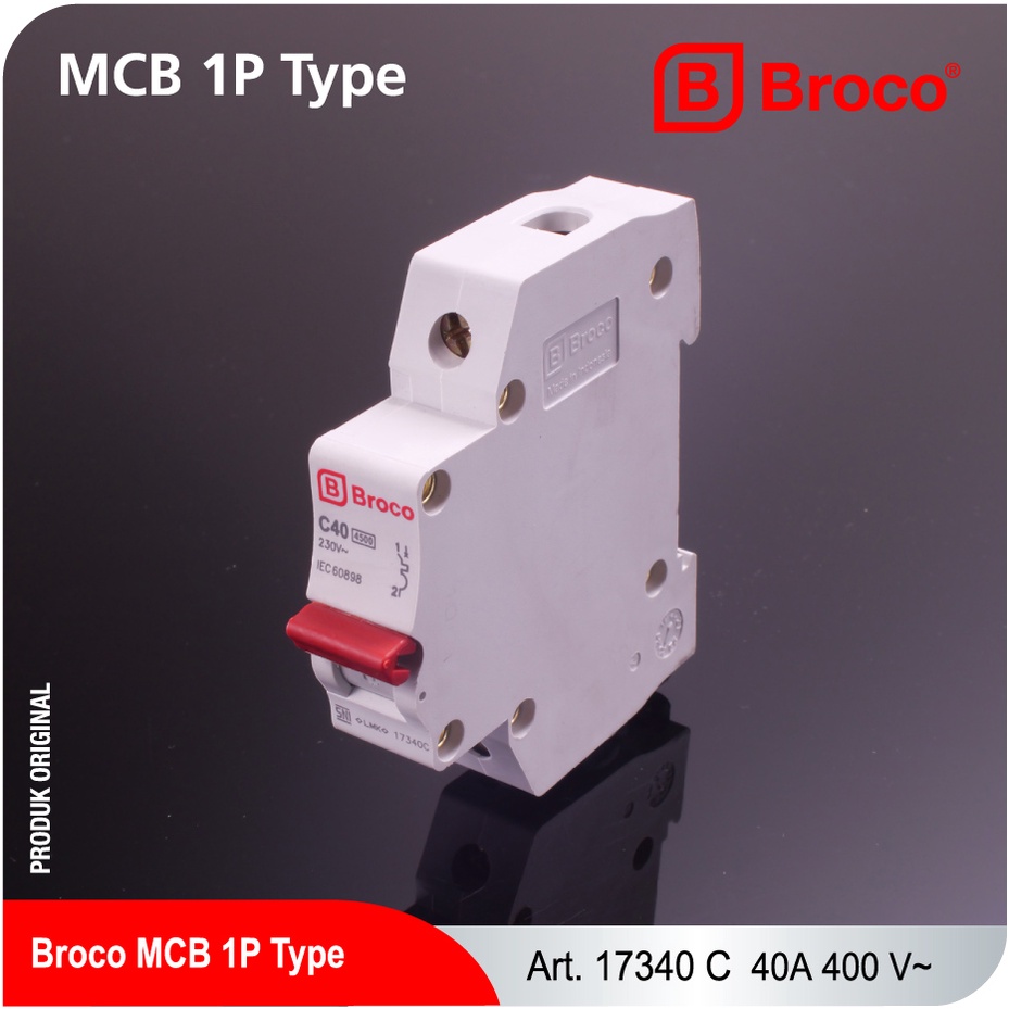 Broco Electrical 17340C MCB C 40A