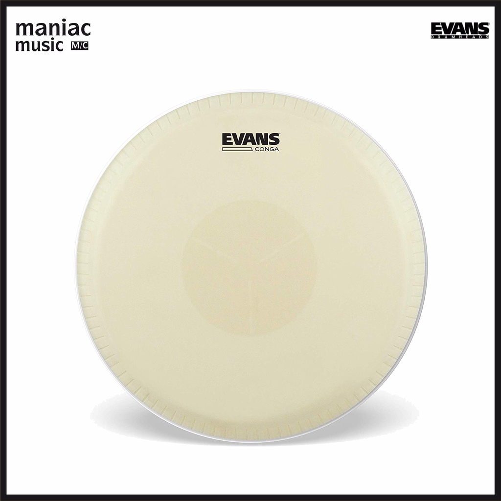 Jual Evans EC1250 Conga. Skin. Head. 12.5 Inch. TriCenter. Round. Low End. Bright. Single Ply