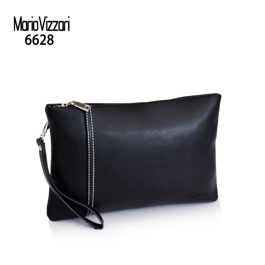 Tas Clutch Pria Kulit Mario Vizzari Idris (6628)