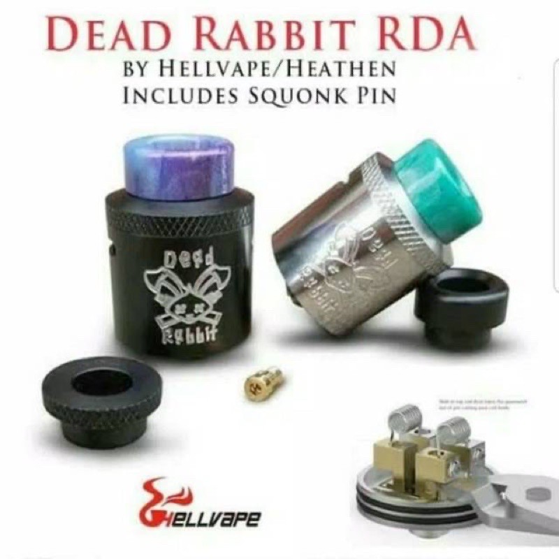 NEW atomizer RDA DEAD RABBIT 24MM