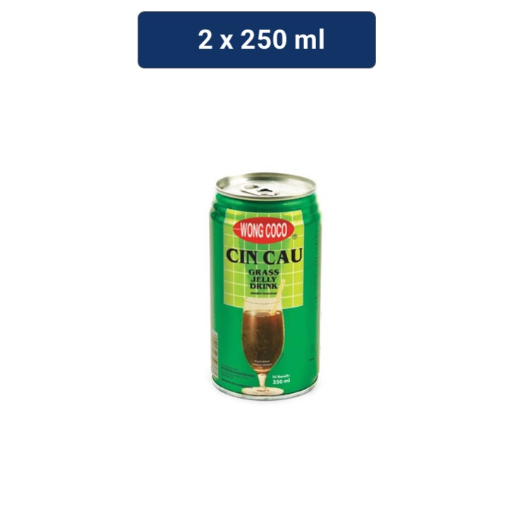 Wong Coco Cin Cau Minuman Kaleng 2 x 350 mL