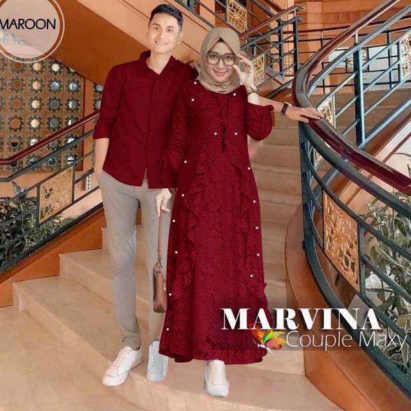 Bagus Banget.. SET CP MARVINA CP VIANNE GAMIS COUPLE BRUKAT CORNELI GLITTER KOMBI MUTIARA 5 WARNA