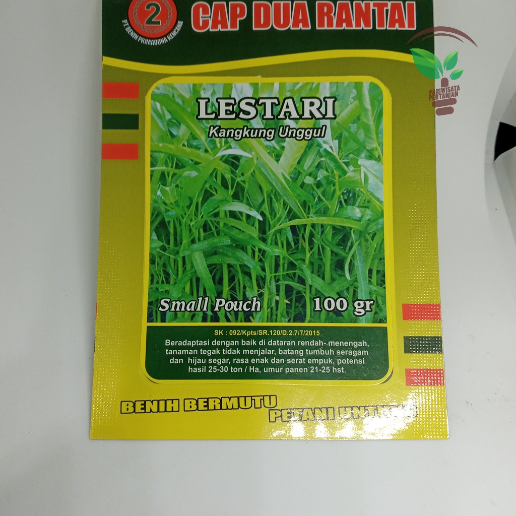 100 gram - Benih Kangkung BANGKOK Lestari - Bibit Kangkung Darat / HIDROPONIK