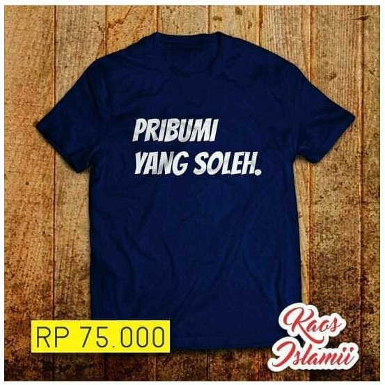 KAos Tshirt Baju Combed 30S Distro PRibumi Yang Soleh