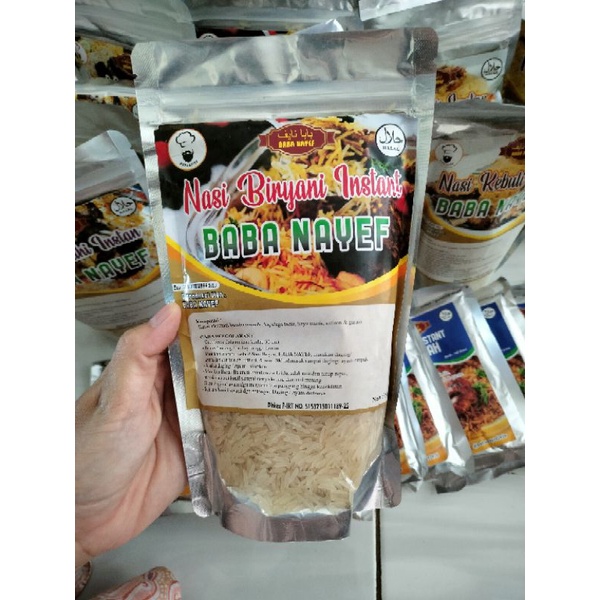 

Nasi Biryani Plus Bumbu Instan Baba Nayef 350gr