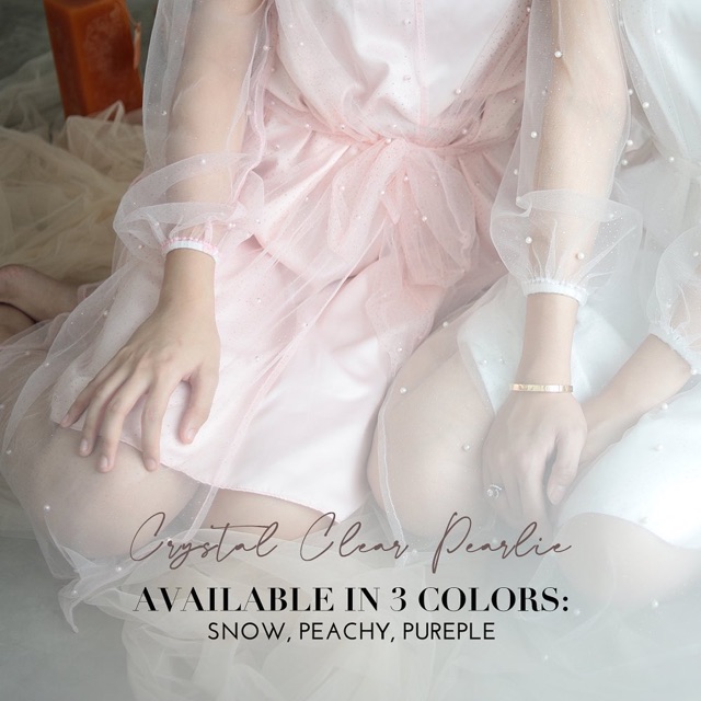 𝙏𝙪𝙩𝙪𝙡𝙡𝙚 Crystal Clear Pearlie Robe White Wedding Robe Pengantin Kimono Wedding Kimono Pengantin