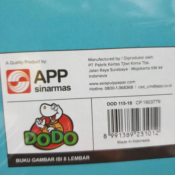 

Terlaris Buku Gambar A4 Dodo Promo