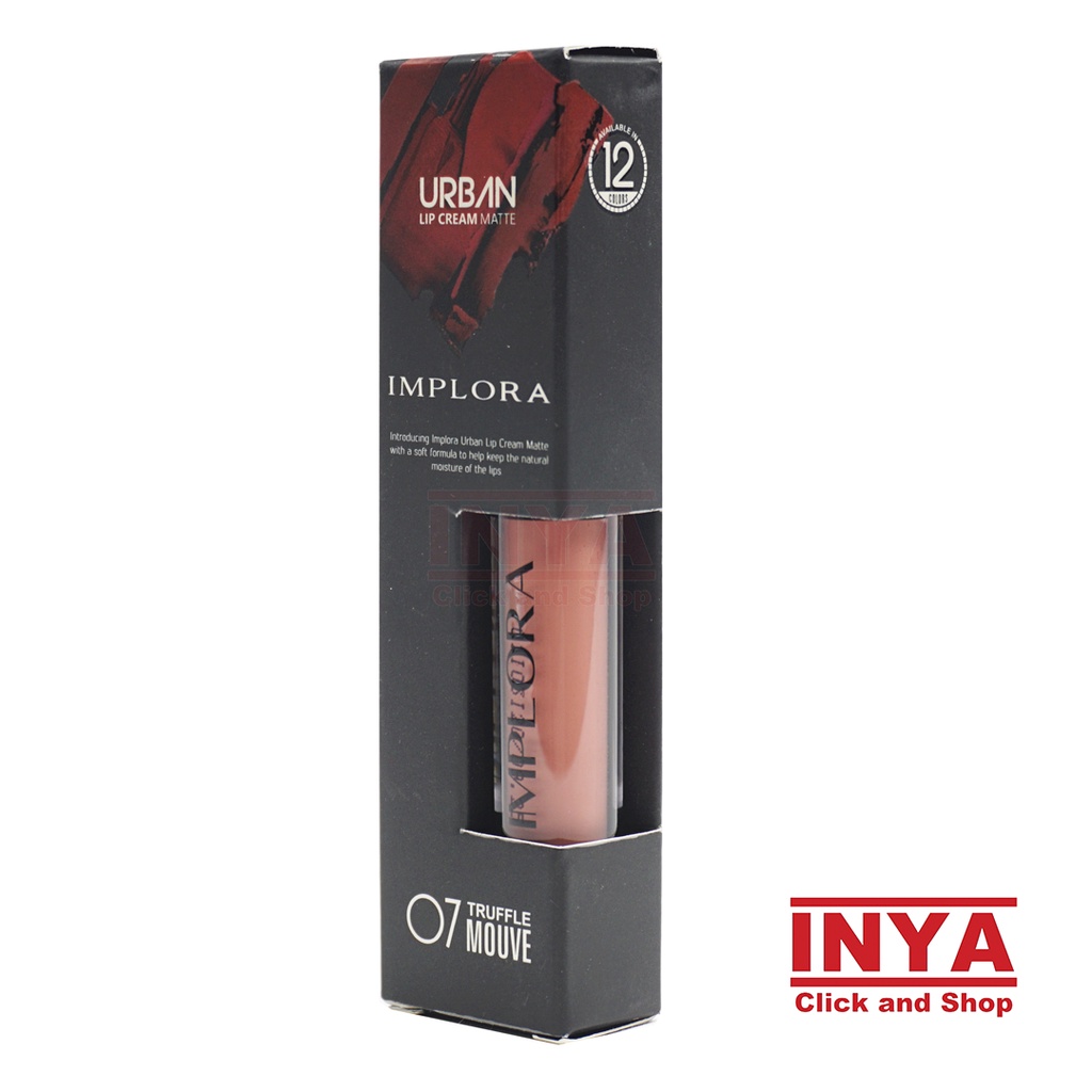 IMPLORA URBAN LIP CREAM MATTE 07 TRUFFLE MOUVE 2.9gr