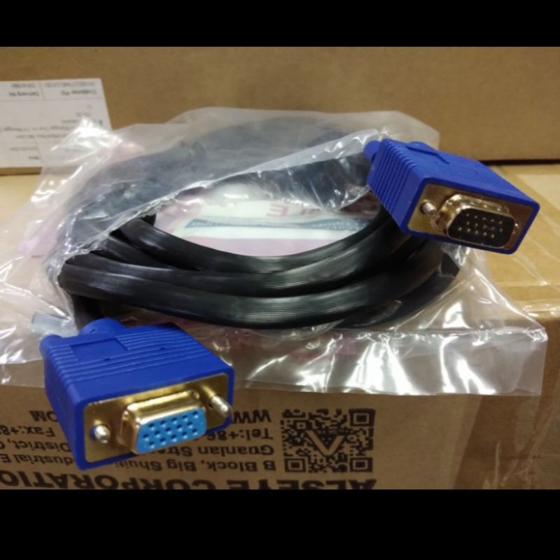 KABEL VGA 10 METER MALE TO FEMALE NETLINE