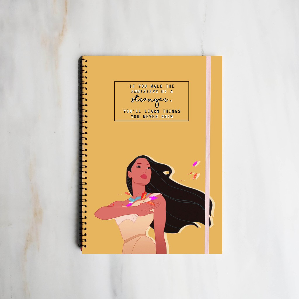 

[DISNEY] PRINCESS POCAHONTAS Spiral Ruled Notebook Diary Journal Office School Supplies Buku Tulis