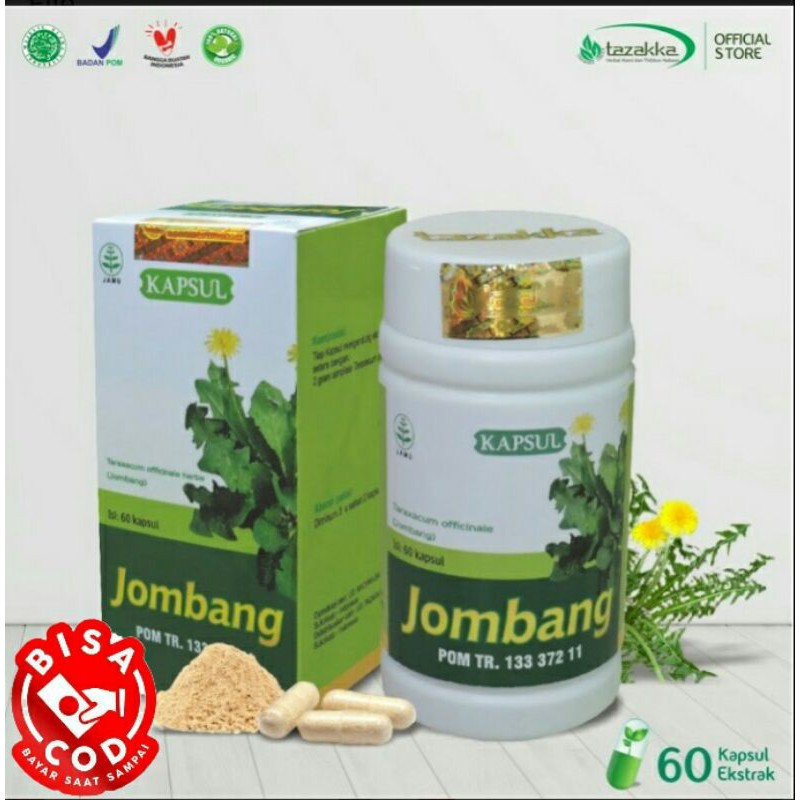 

Ekstrak Daun Jombang Kesehatan Fungsi Liver Alami Herbal Tazakka 60 Kapsul.