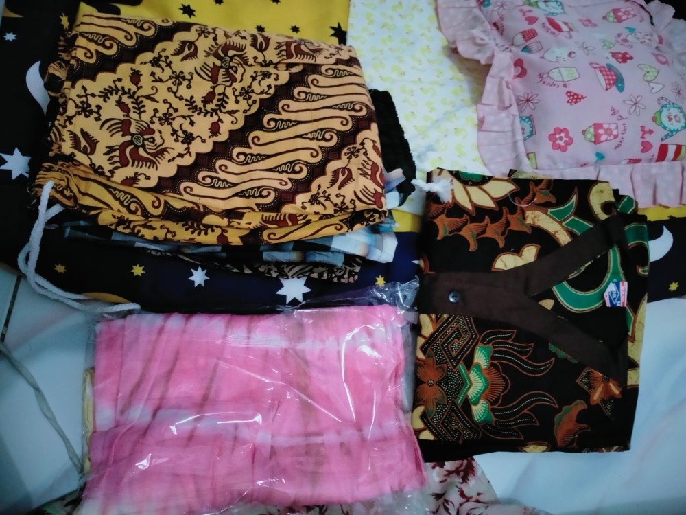 Set Piyama Anak Usia 8-9-10-11-12 Tahun, Kimono Batik Anak