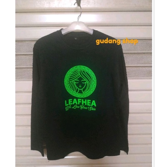 Kaos Logo LEAFHEA Hijau Stabilo