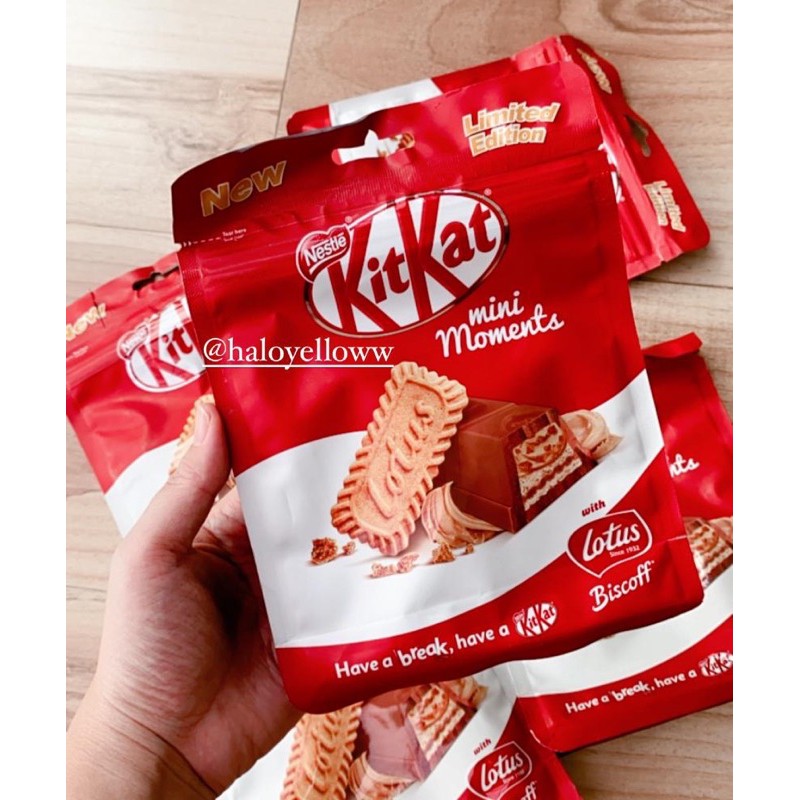 kitkat biscoff lotus