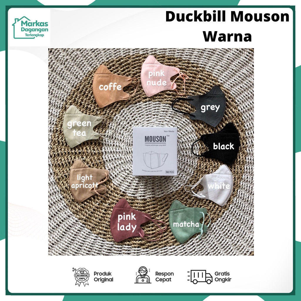MASKER DUCKBILL MOUSON WARNA