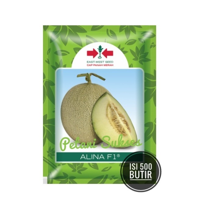 bibit benih buah buahan MELON ALINA F1 500 butir Cap Panah Merah