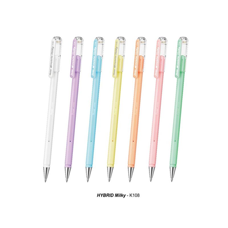 

Pentel Hybrid Milky Pastel Gel Pen K108