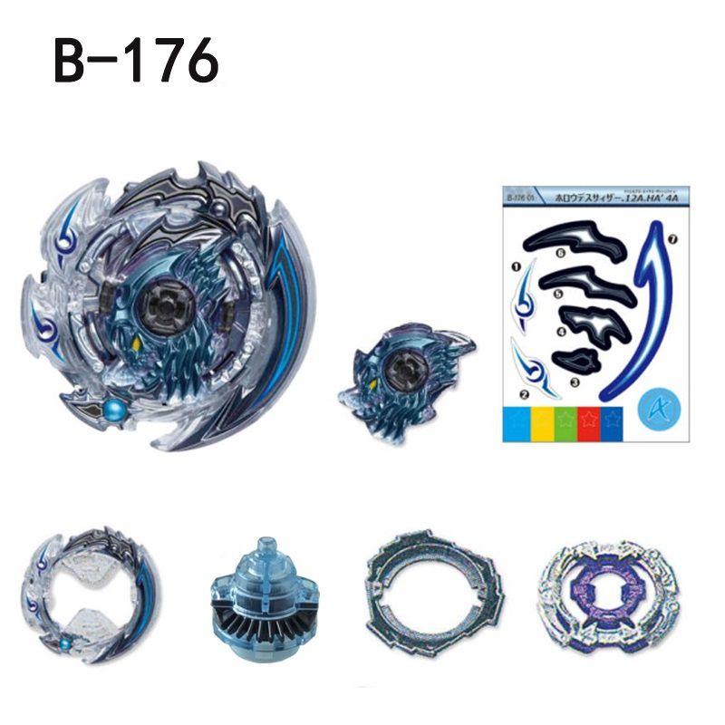 Beyblade B-176 Semburan01 Hollow Deathscyther 12Axe Tinggi Tanpa Peluncur Accel '