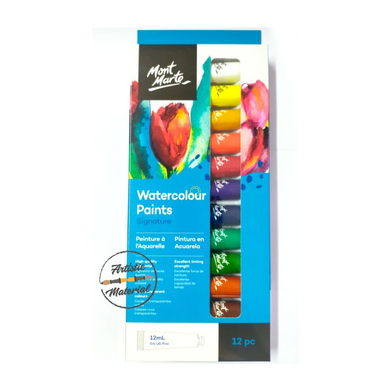 

Mont Marte Water Color Paint Set 12x12 ml 81410