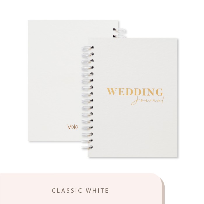 

(BISA COD) WEDDING PLANNER BOOK BY VOLA - Putih
