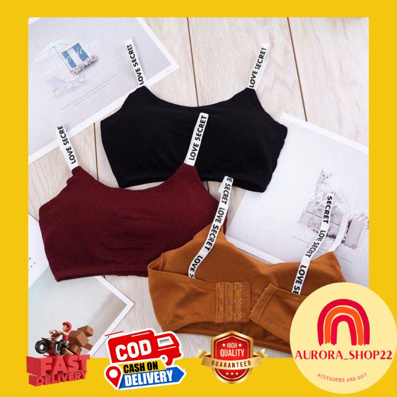 [COD] SPORT BRA BH SPORT OLAHRAGA TANPA KAWAT IMPORT HALUS NYAMAN DI PAKAI PUSH UP BRA GYM BH KAOS TANPA KAWAT