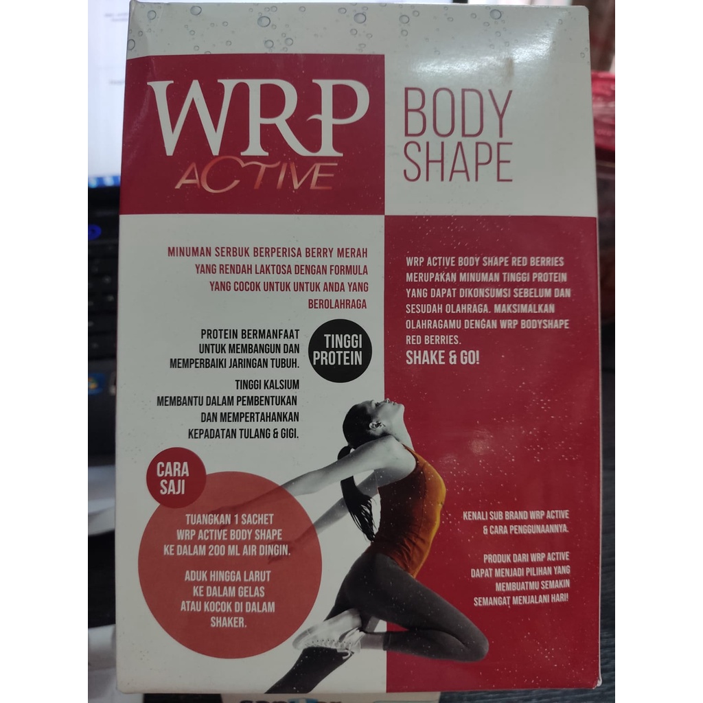 WRP BODY SHAPE RED BERRIES 180GR