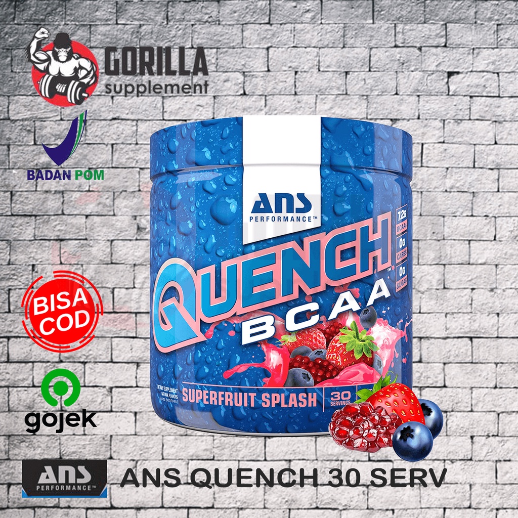 ANS Quench Bcaa 30 Serving Serv Bcaa Powder ANS PERFORMANCE