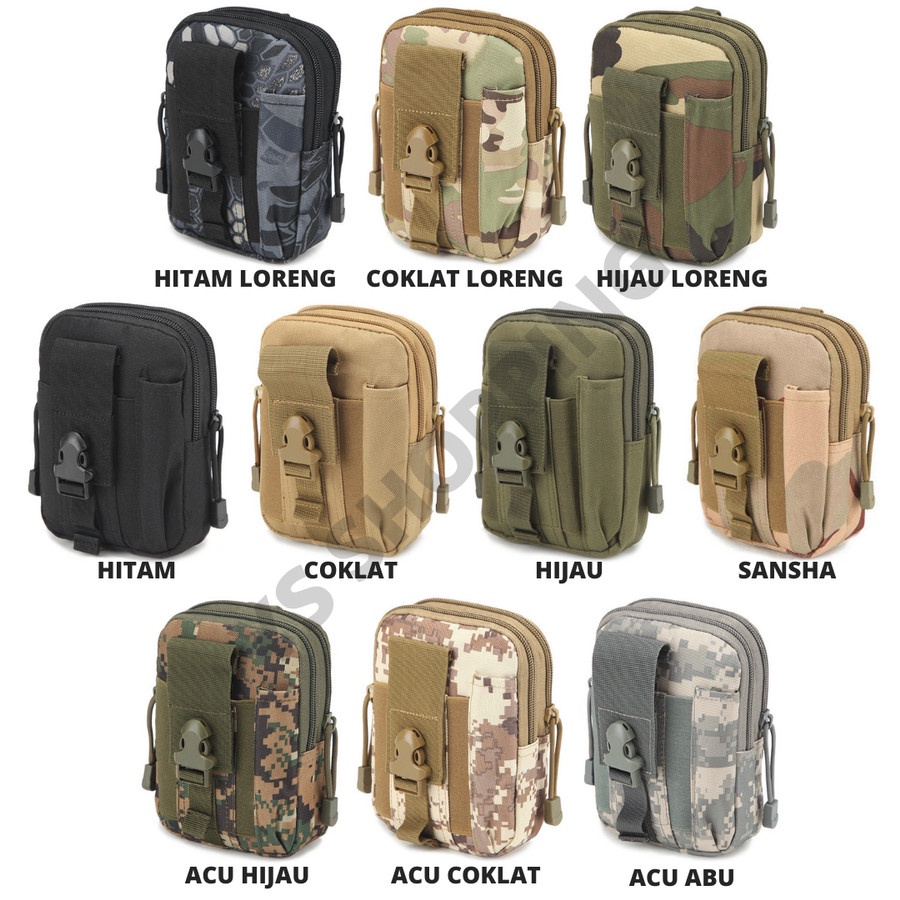 TAS PINGGANG PRIA ARMY outdoor/ tas hp / tas tactical / tas army TAS PINGGANG HP