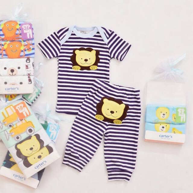 045 ATASAN PENDEK CELANA PANJANG CARTERS MURAH | SETELAN CARTERS MURAH | SETELAN BAYI CARTERS MURAH