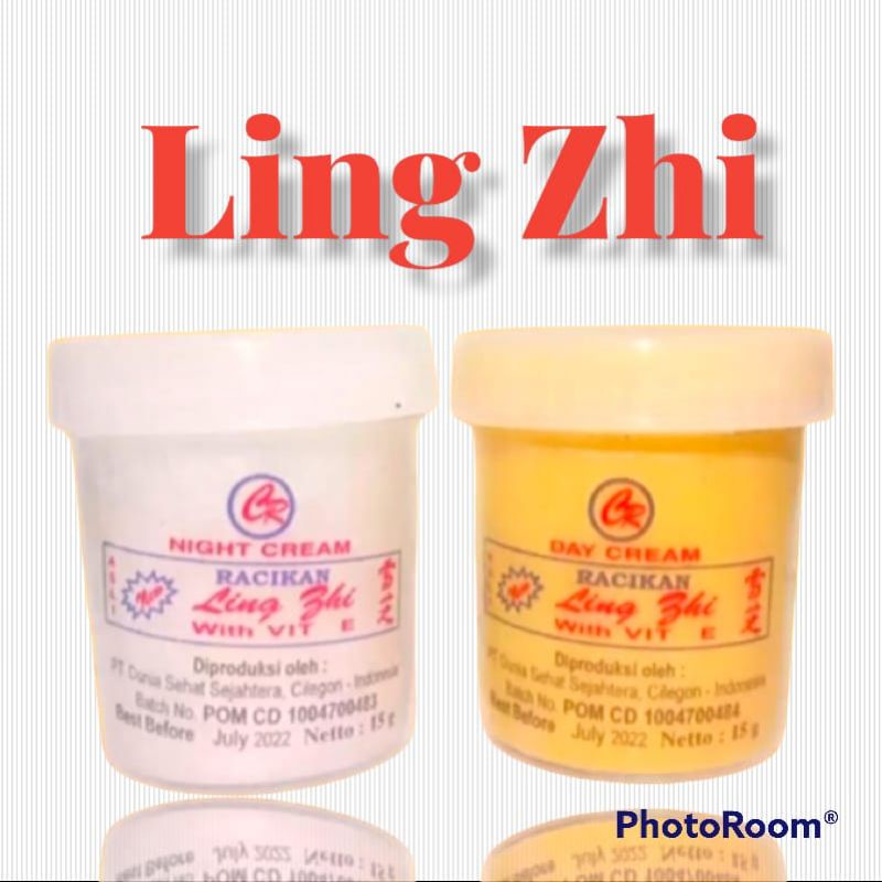 CREAM LING ZHI WITH VITAMIN E SIANG MALAM