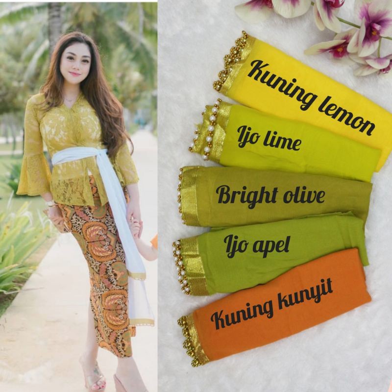 (SELENDANG SAJA)selendang silk cradenza 2,5 meter
