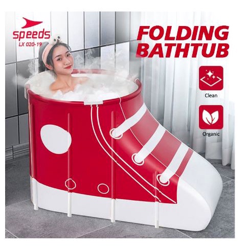 Bath Tub Model Sepatu Portable Folding