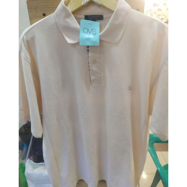 kaos kerah Burberry original second brand