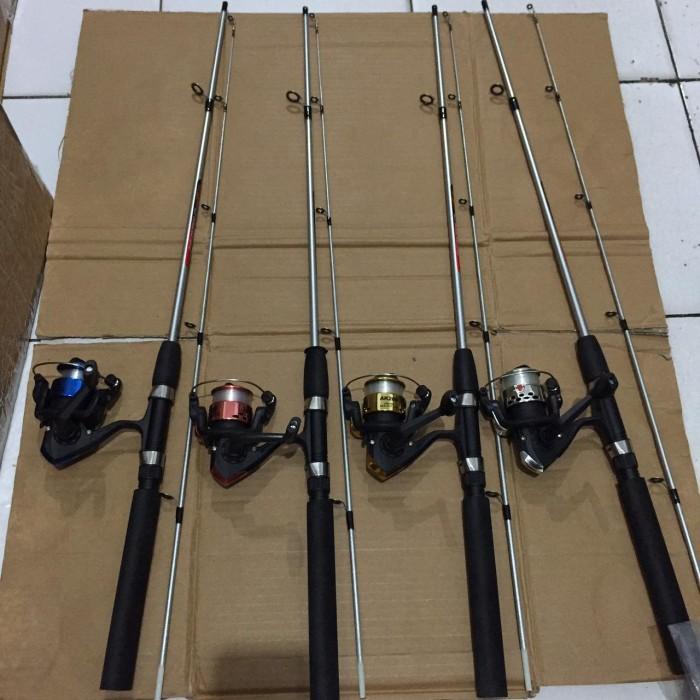 Set pancing Joran Sambung Dua TONGKOL TERMURAH SIAP PAKAI