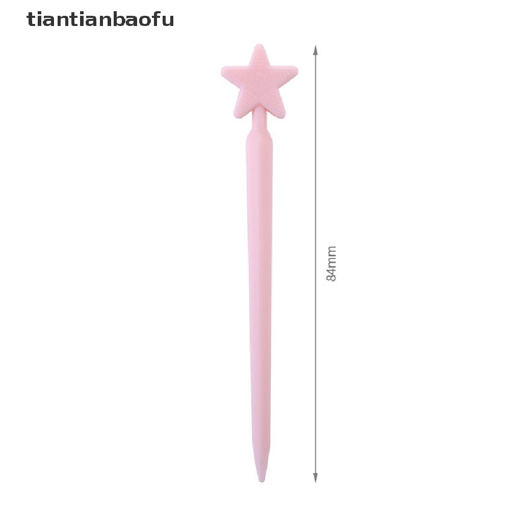 (Tianbaofu) Garpu Buah / Dessert / Bento Mini Warna Permen Untuk Anak