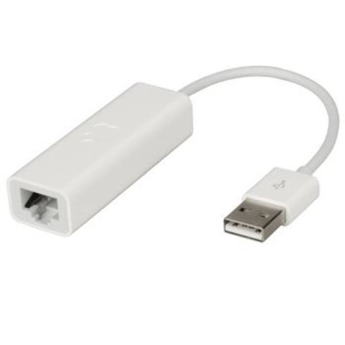 Kabel Converter Adapter USB 2.0 Male To Ethernet LAN UTP RJ45 Female - Putih