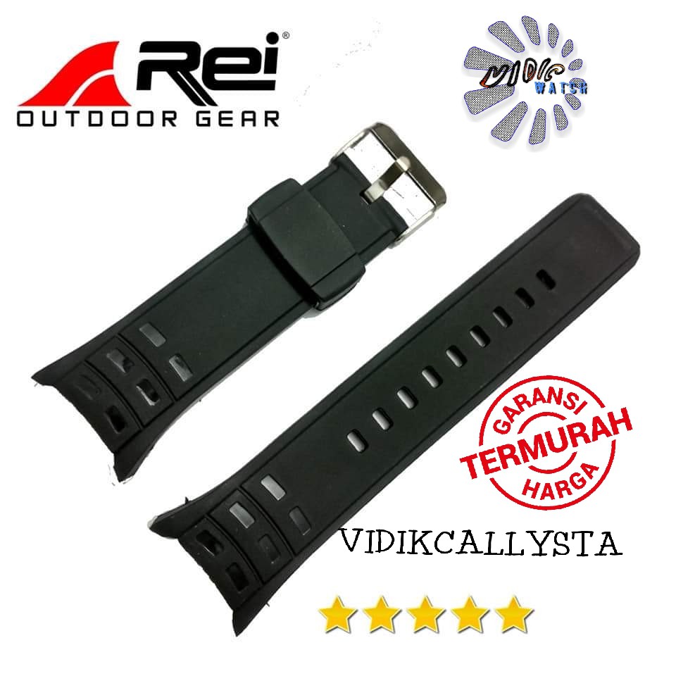 Rei Equator 10488A 16488 Rubber Strap Tali Jam Rei Watch