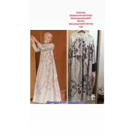 Wearing klamby Maumere dress in blush preloved