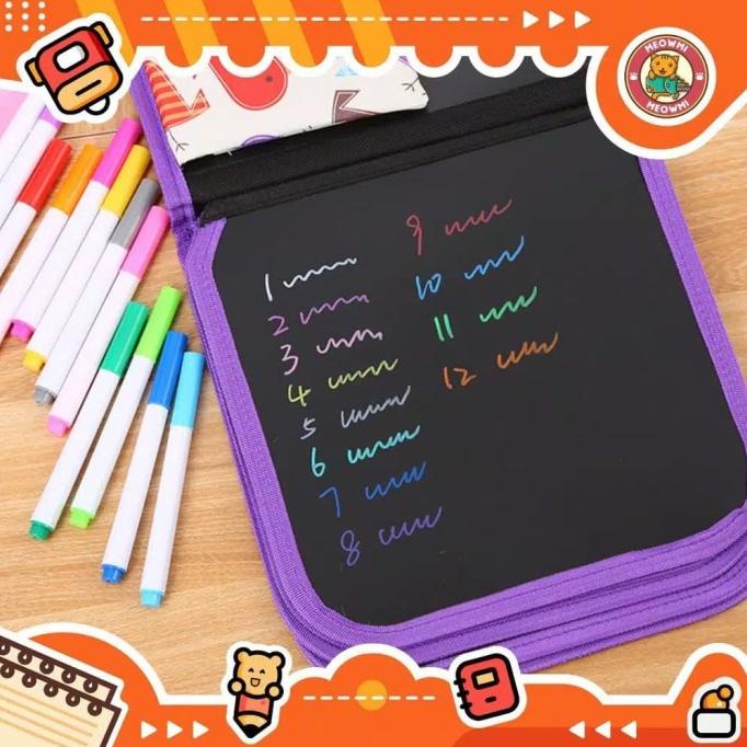 

^%^%^%^%] Creative Coloring Black Book CPS0008 Buku Gambar Portable Bisa Dihapus
