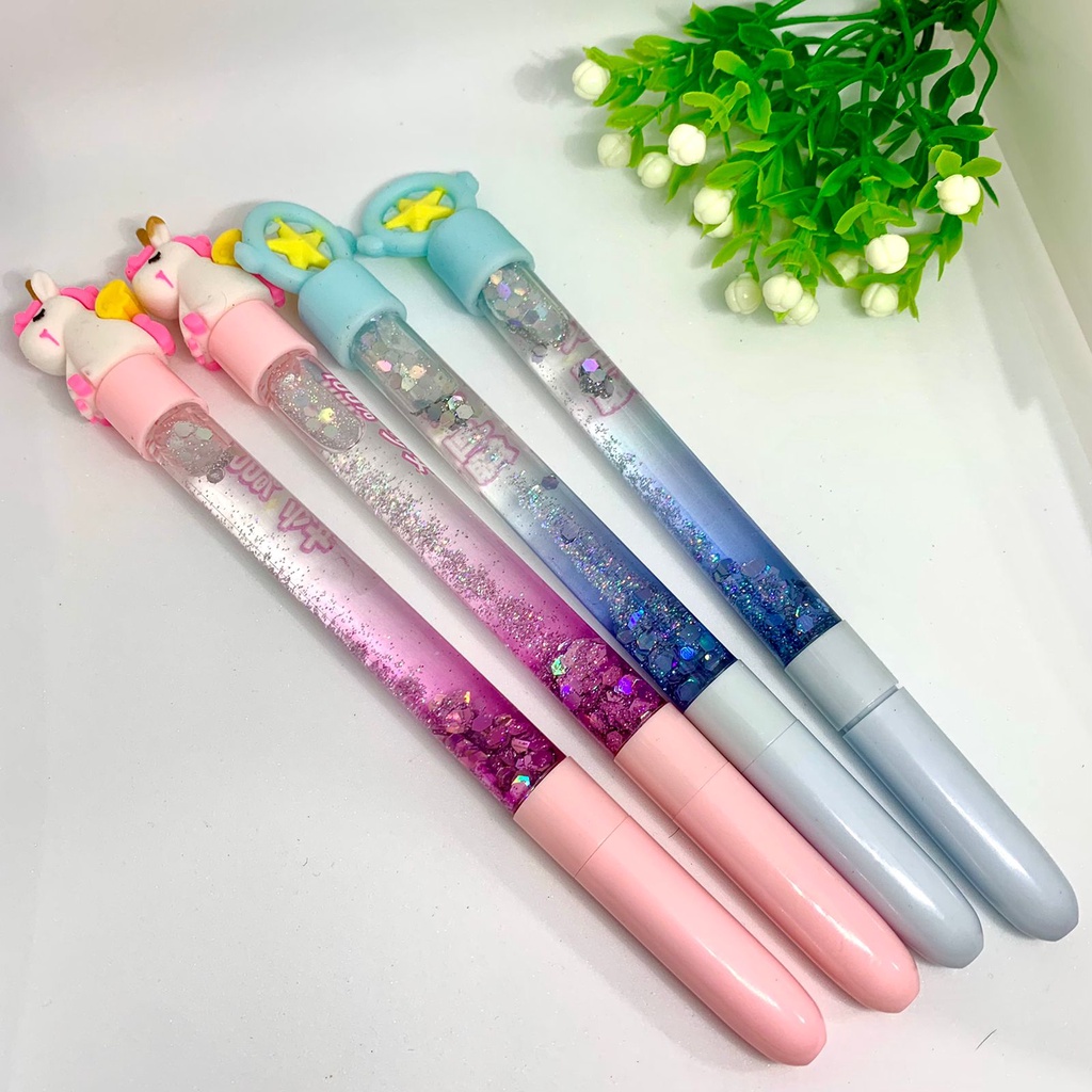 

PN020 Pulpen 0.35 mm / pen 0.35mm / Gel Pen Pulpen Gel warna Hitam 0.38mm