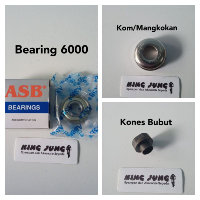 Bearing 6000 / Kones Bubut / Kom/mangkokan