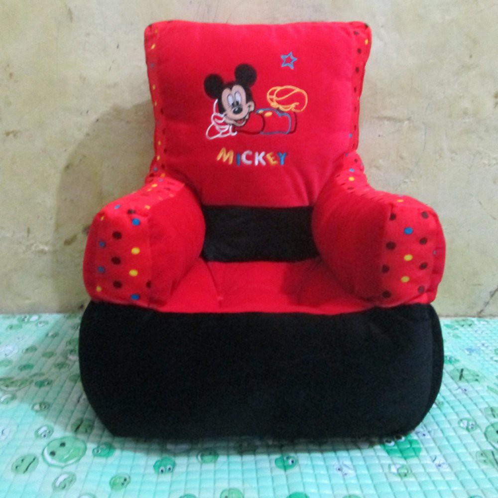 Jual Sofa kotak karakter boneka mickey mouse   Sofa boneka Murah
