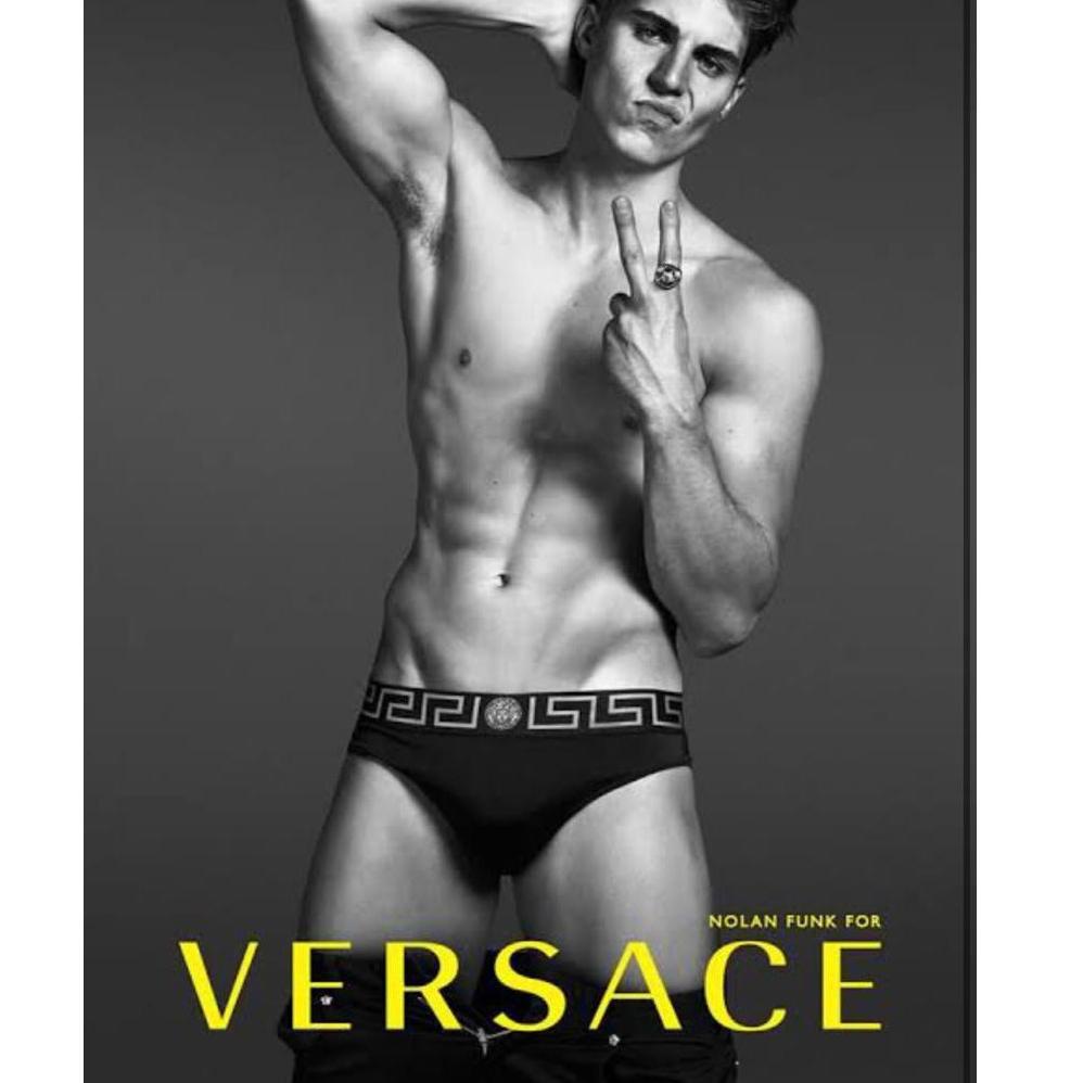 [PRODUK SDMUL] Celana dalam pria segitiga VERSACE - men's underwear original branded 7HI