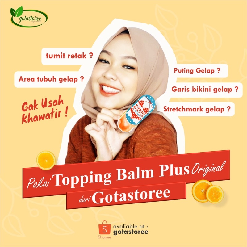 Topping Balm Original 100% | Vitamin C untuk Kulit