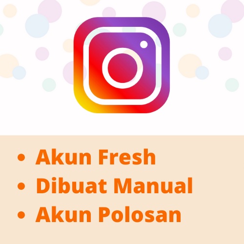 JUAL AKUN IG POLOSAN DAFTAR DENGAN NO HP TERLARIS