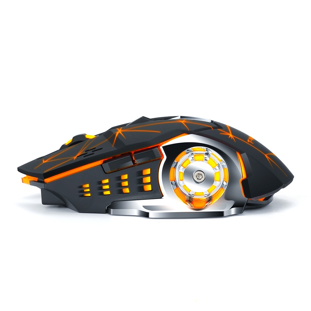 SKU-1059 MOUSE GAMING WIRELESS LED T-WOLF Q13 (RGB) SILENT MOUSE TWOLF