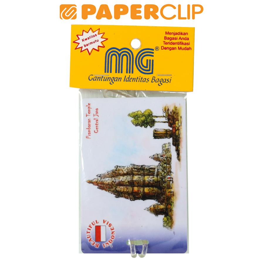 NAME TAG KOPER/BAGGAGE TAG MG BT-07 PRAMBANAN TEMPLE